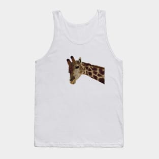 Zoo Animal Giraffe Portrait Tank Top